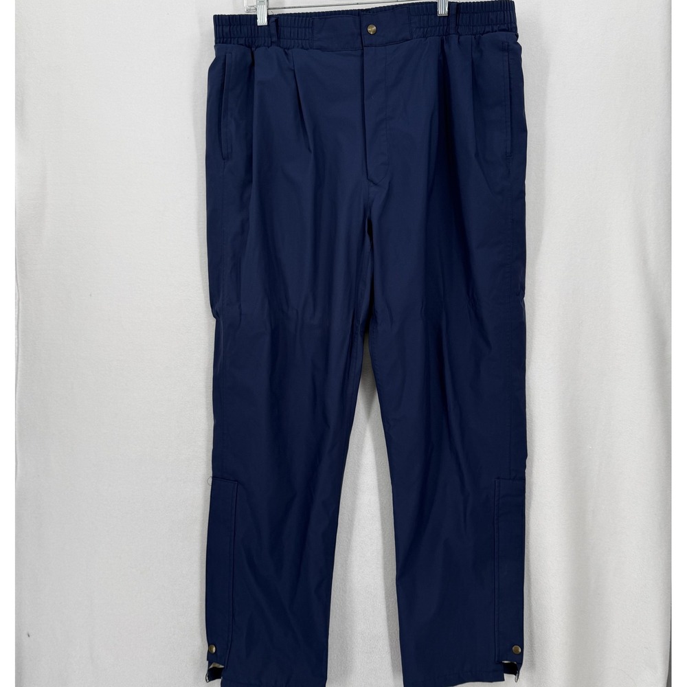 Tourney Gore-Tex Pants Mens Large Navy Blue Waterproof‎ Windproof Golf Outdoors